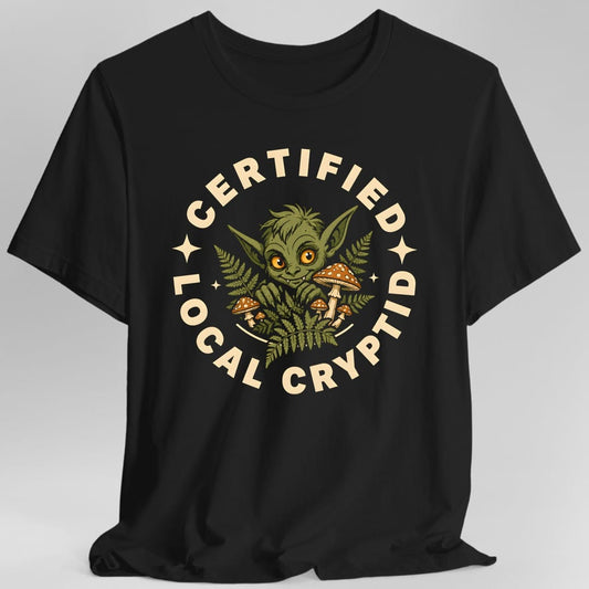 Printify T-Shirt Black / S Certified Local Cryptid T-Shirt
