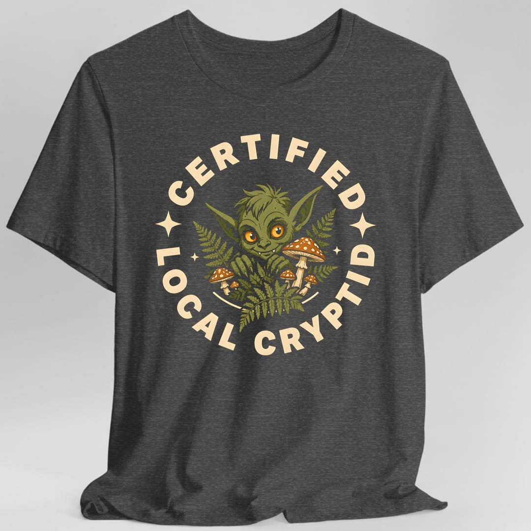 Printify T-Shirt Dark Heather / S Certified Local Cryptid T-Shirt
