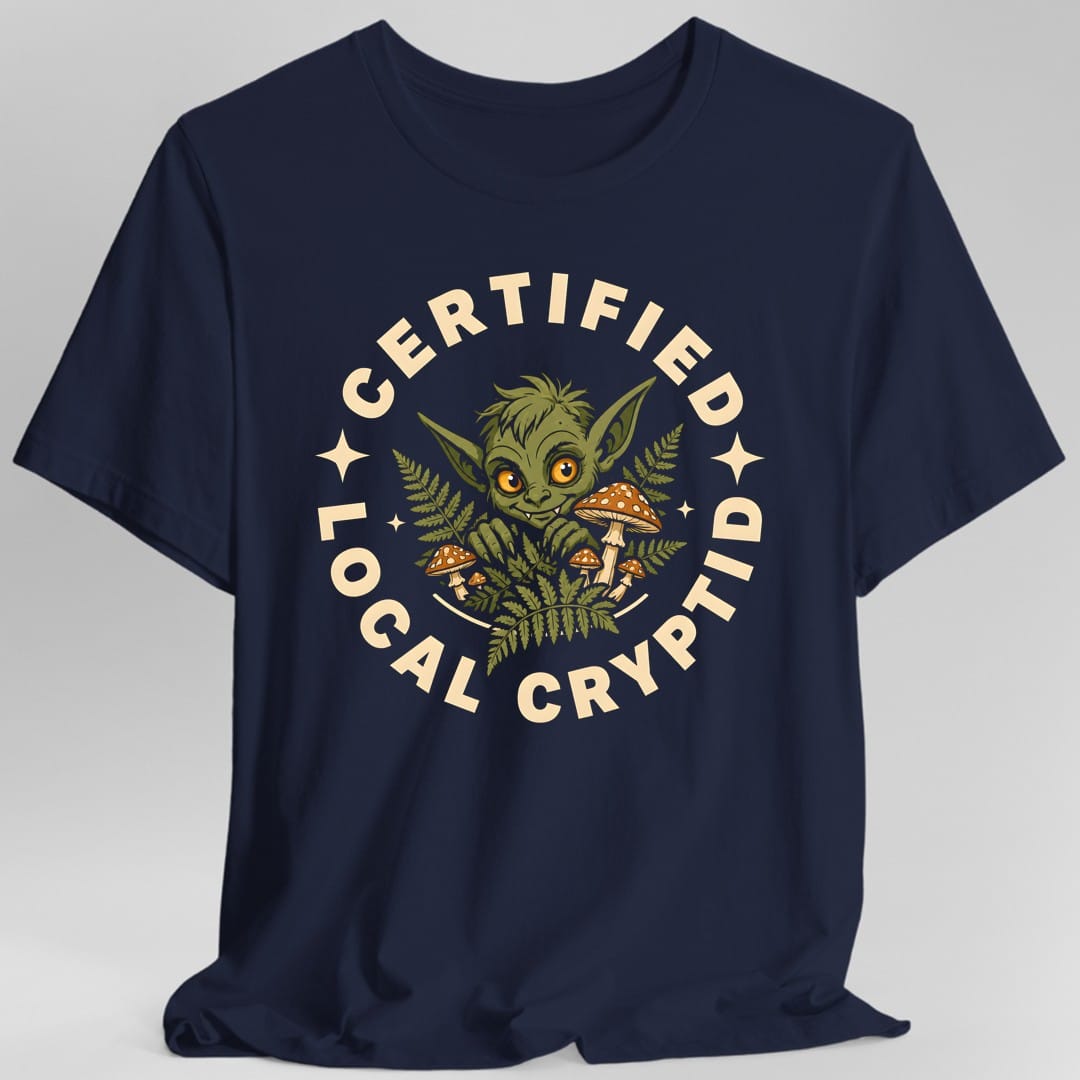 Printify T-Shirt Navy / S Certified Local Cryptid T-Shirt
