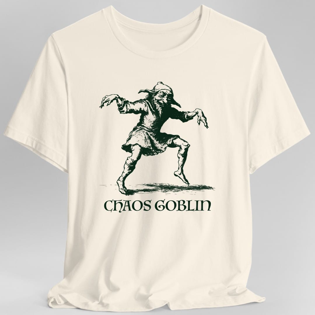 Printify T-Shirt Natural / S Chaos Goblin Shirt