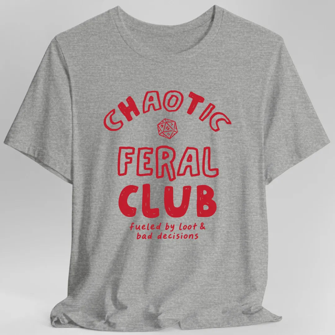 Printify T-Shirt Sport Grey / S Chaotic Feral Club T-Shirt