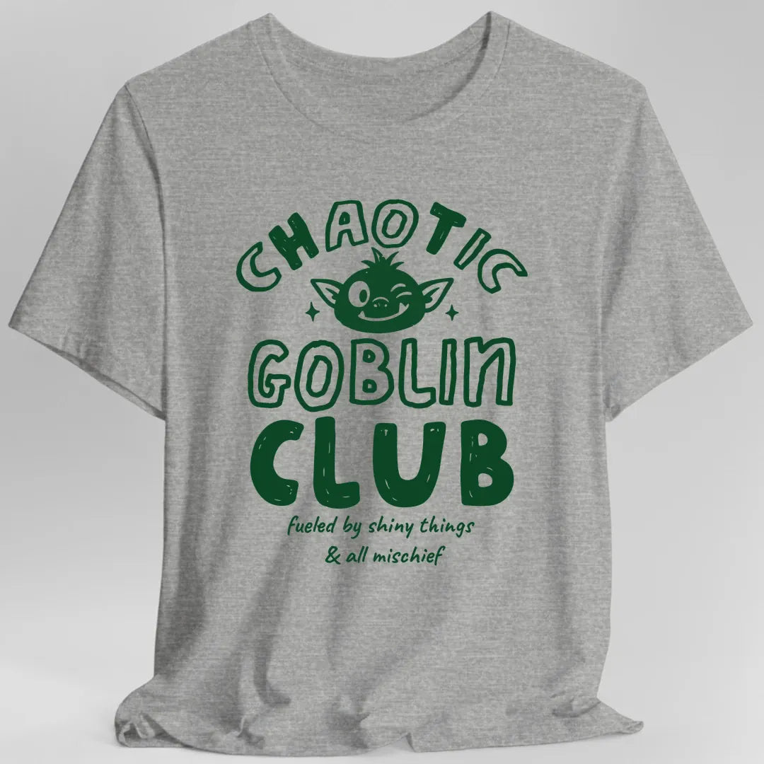 Printify T-Shirt Sport Grey / S Chaotic Goblin Club T-Shirt