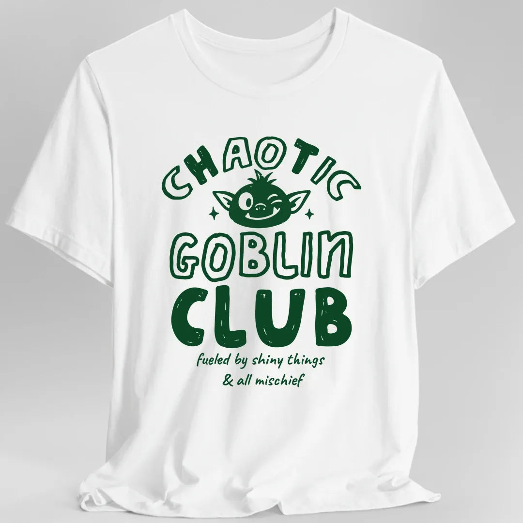 Printify T-Shirt White / S Chaotic Goblin Club T-Shirt