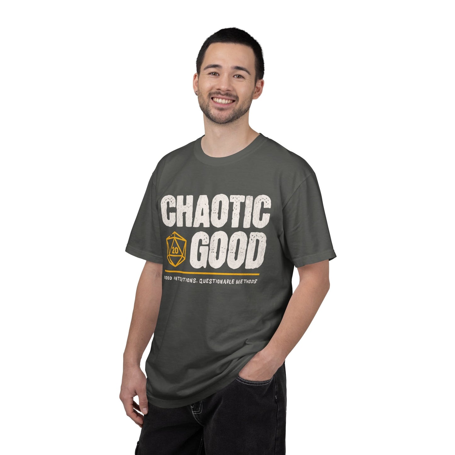 Printify T-Shirt Chaotic Good Shirt - DnD Alignment T-shirt - Comfort Colors