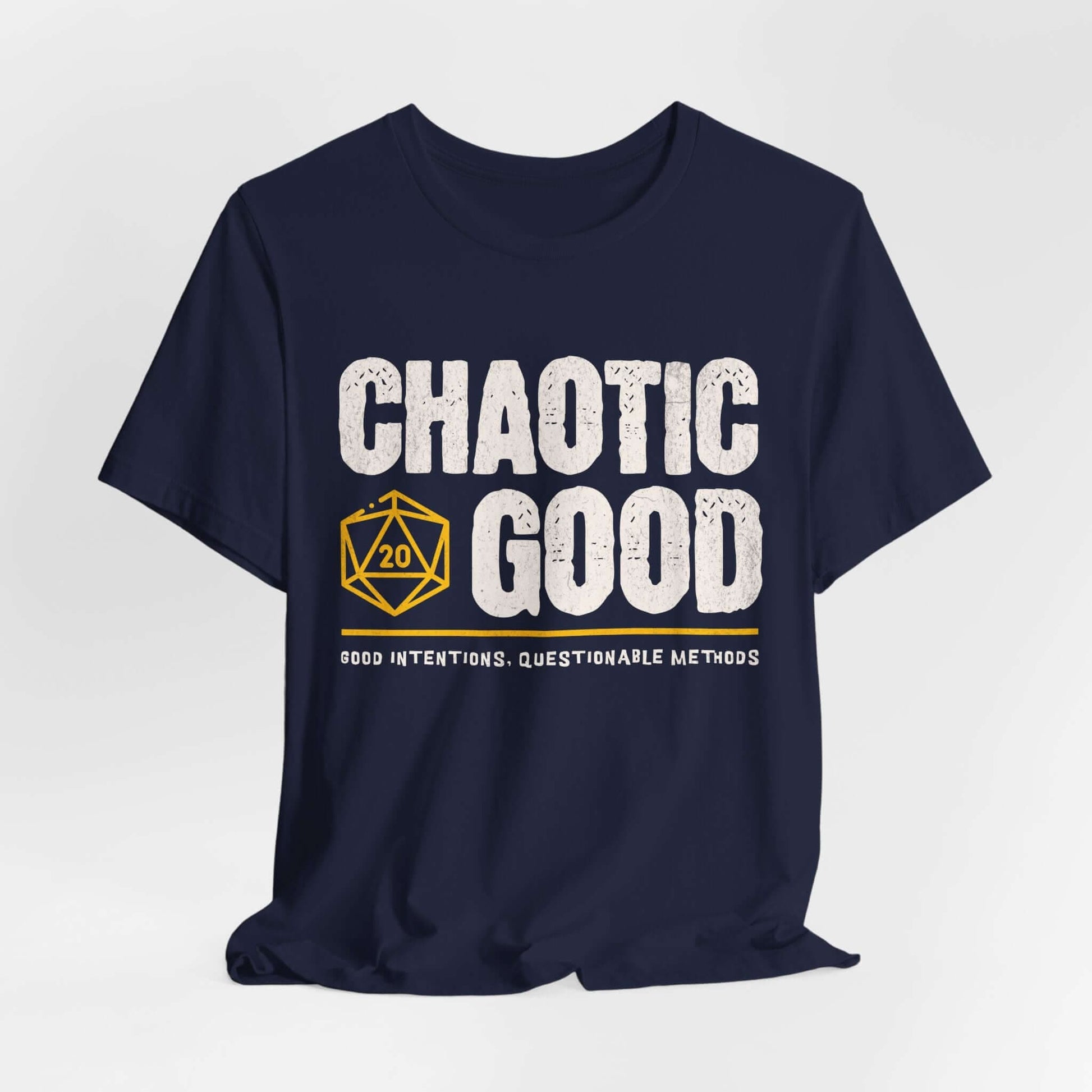 Printify T-Shirt Navy / S Chaotic Good Shirt - DnD Alignment T-shirt