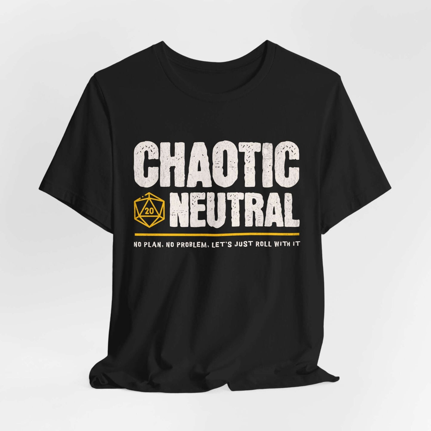 Printify T-Shirt Black / S Chaotic Neutral Shirt - DnD Alignment T-shirt