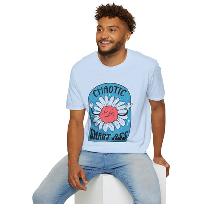 Printify T-Shirt Chaotic Smart-Ass Funny Alignment T-Shirt