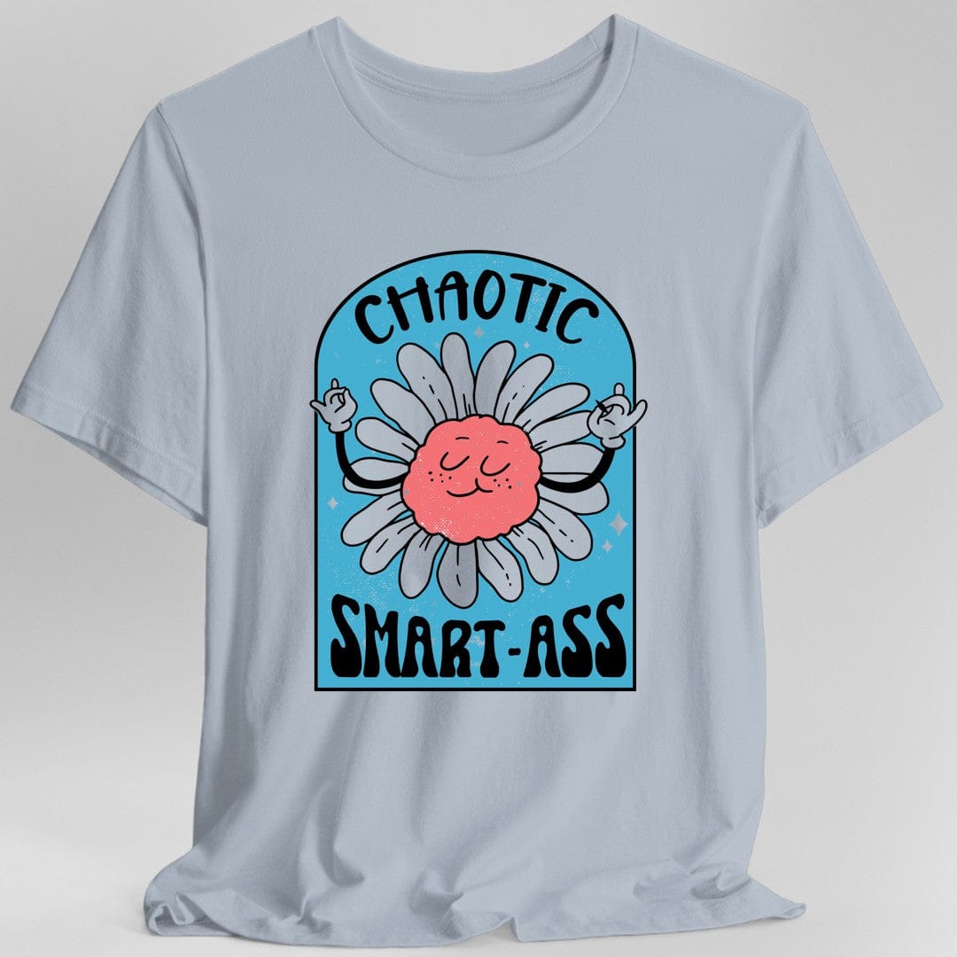 Printify T-Shirt Light Blue / S Chaotic Smart-Ass Funny Alignment T-Shirt
