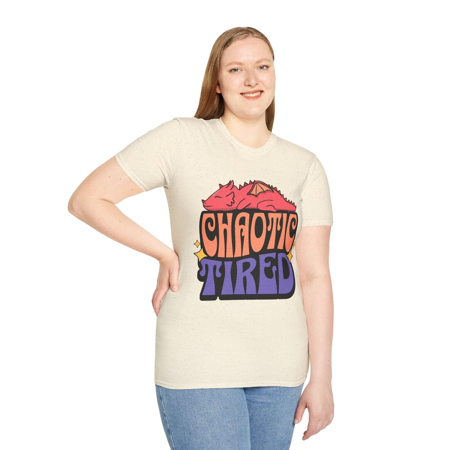 Printify T-Shirt Chaotic Tired Alignment Shirt