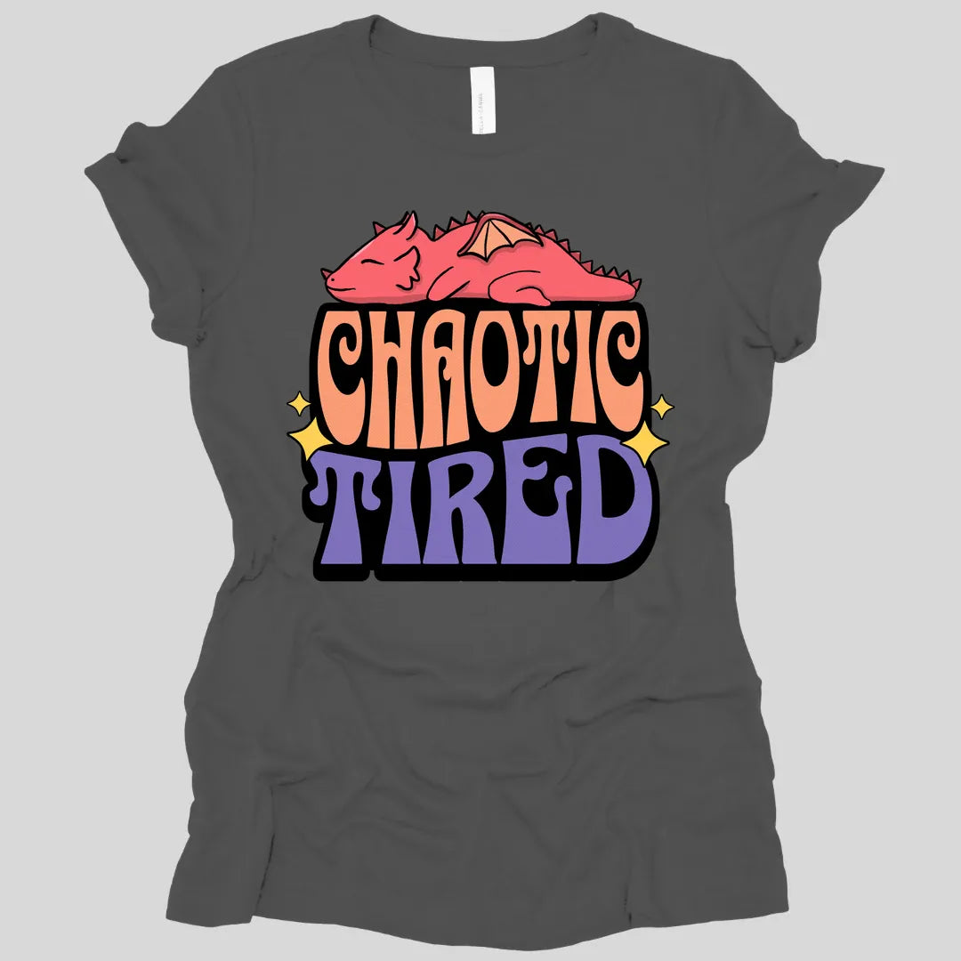 Printify T-Shirt Asphalt / S Chaotic Tired Alignment Women's Shirt