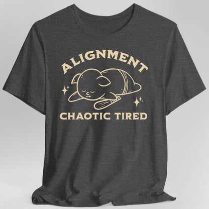 Printify T-Shirt Dark Heather / S Chaotic Tired Goblin T-Shirt