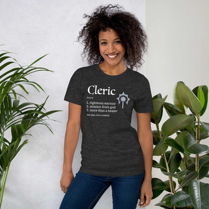 Printify T-Shirt Cleric Class Definition T-Shirt