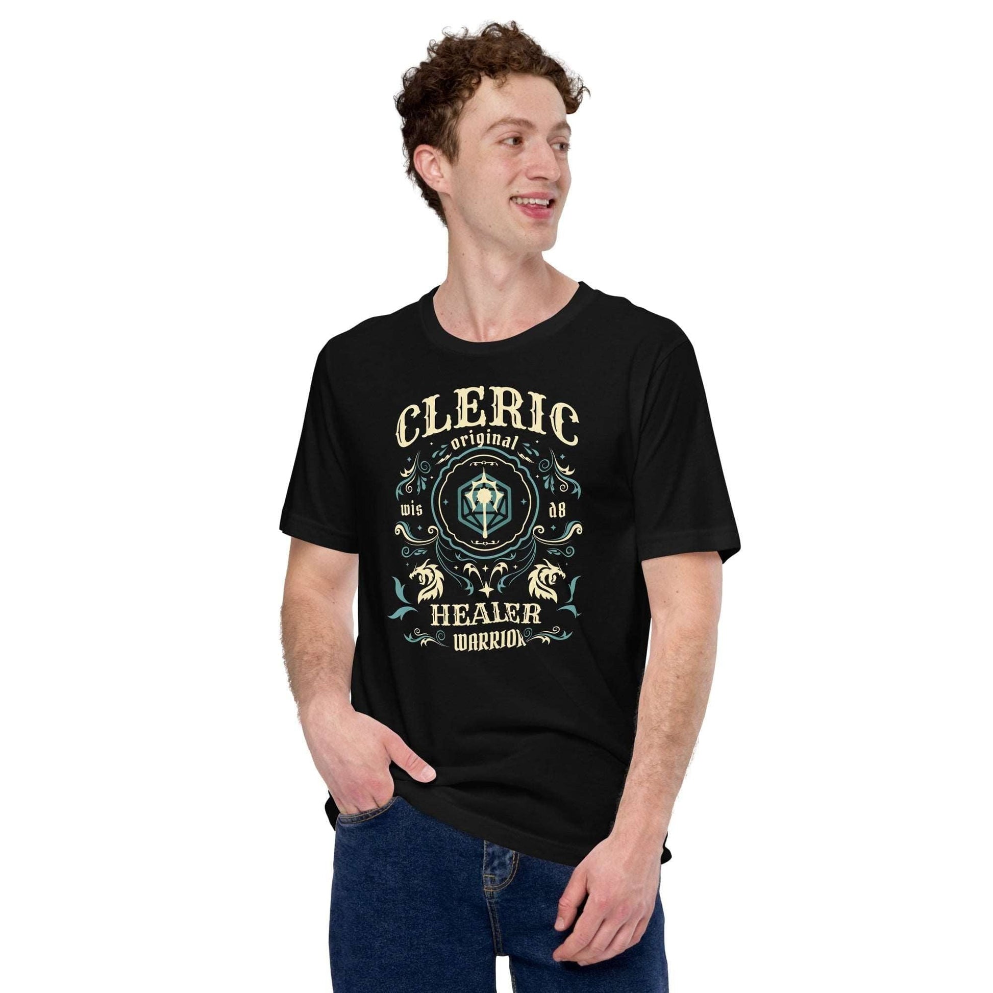 Printify T-Shirt Cleric Class Vintage Label T-Shirt