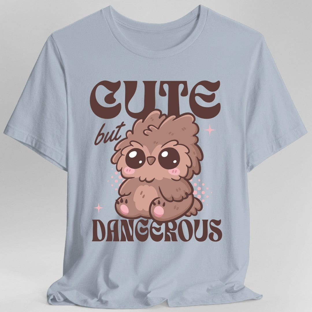 Printify T-Shirt Light Blue / S Cute but Dangerous Owlbear T-Shirt