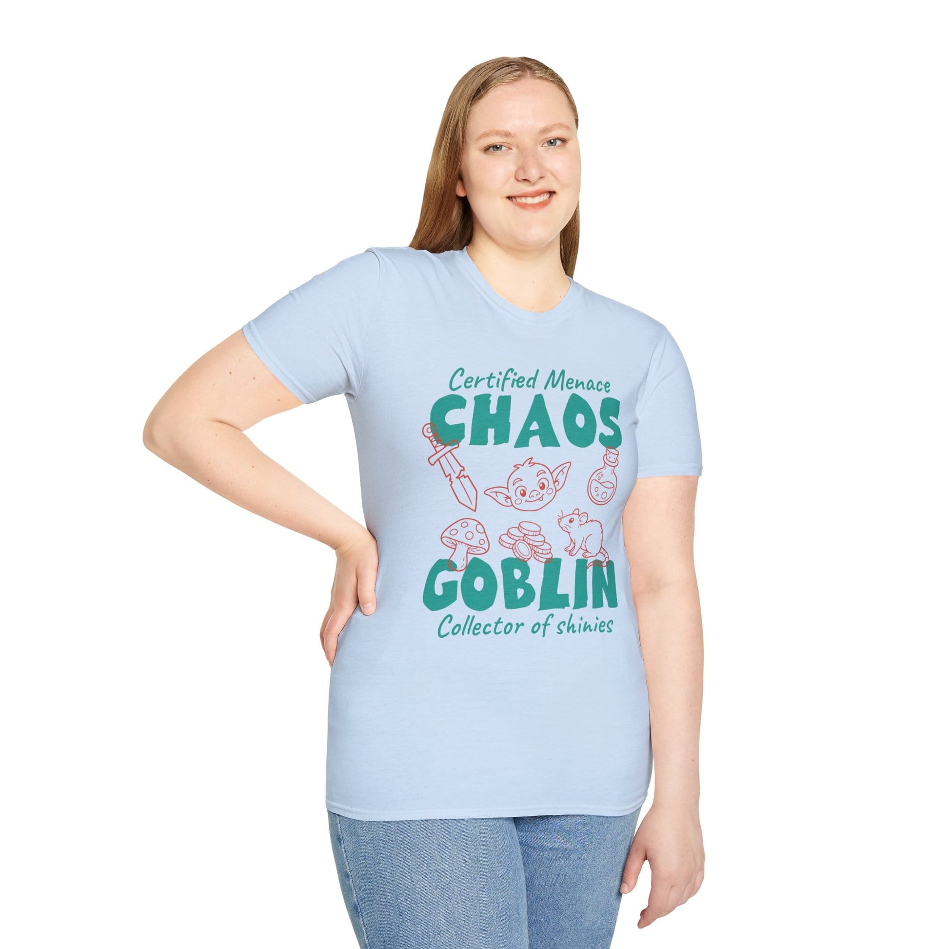 Printify T-Shirt Cute Chaos Goblin Shirt