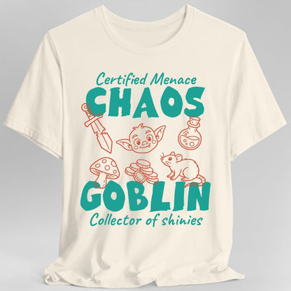 Printify T-Shirt Natural / S Cute Chaos Goblin Shirt