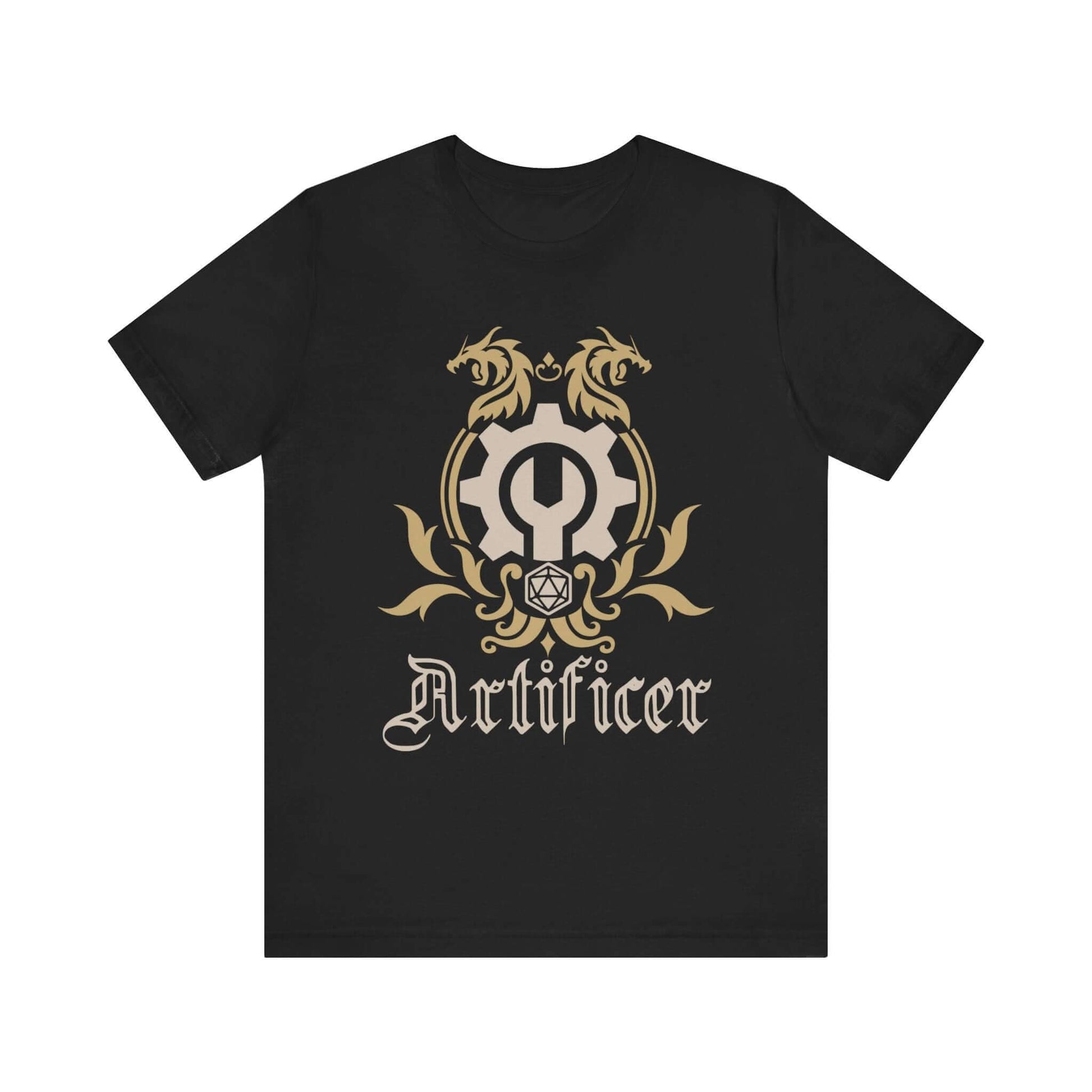 Printify T-Shirt Black / S D&D Artificer Class Emblem T-Shirt