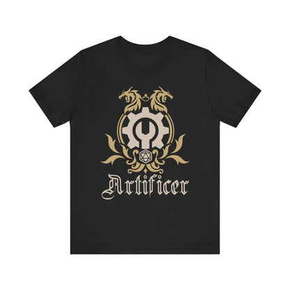 Printify T-Shirt Black / S D&D Artificer Class Emblem T-Shirt