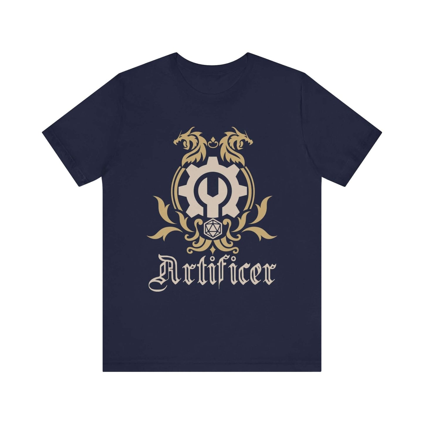 Printify T-Shirt Navy / S D&D Artificer Class Emblem T-Shirt