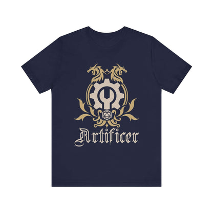 Printify T-Shirt Navy / S D&D Artificer Class Emblem T-Shirt