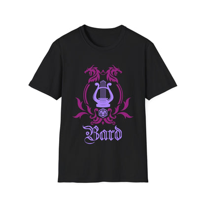 Printify T-Shirt Black / S D&D Bard Class Emblem T-Shirt