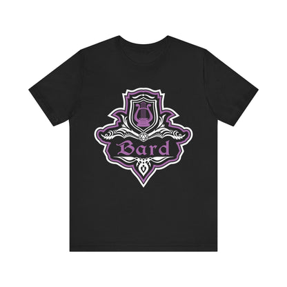 Printify T-Shirt Black / S D&D Bard Class Fancy Emblem T-Shirt