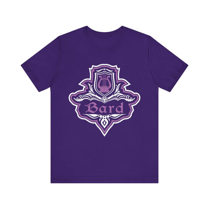 Printify T-Shirt Team Purple / S D&D Bard Class Fancy Emblem T-Shirt