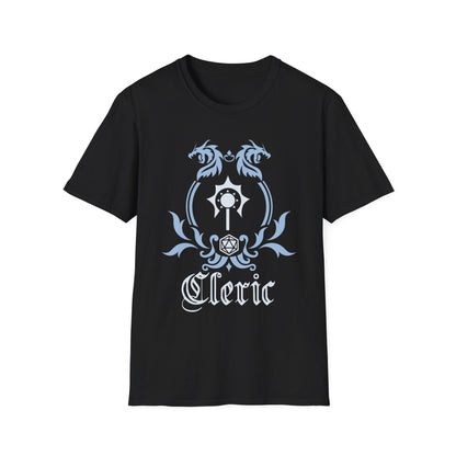Printify T-Shirt Black / S D&D Cleric Class Emblem T-Shirt