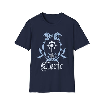 Printify T-Shirt Navy / S D&D Cleric Class Emblem T-Shirt