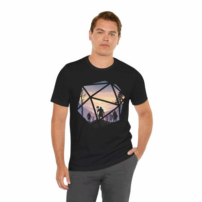 Printify T-Shirt D&D D20 Landscape T-shirt