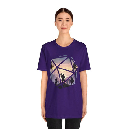 Printify T-Shirt D&D D20 Landscape T-shirt