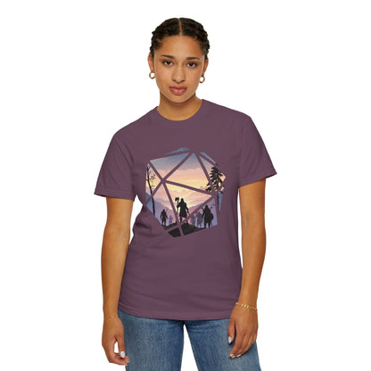 Printify T-Shirt D&D D20 Landscape T-shirt - Comfort Colors