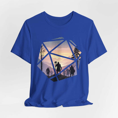 Printify T-Shirt True Royal / S D&D D20 Landscape T-shirt