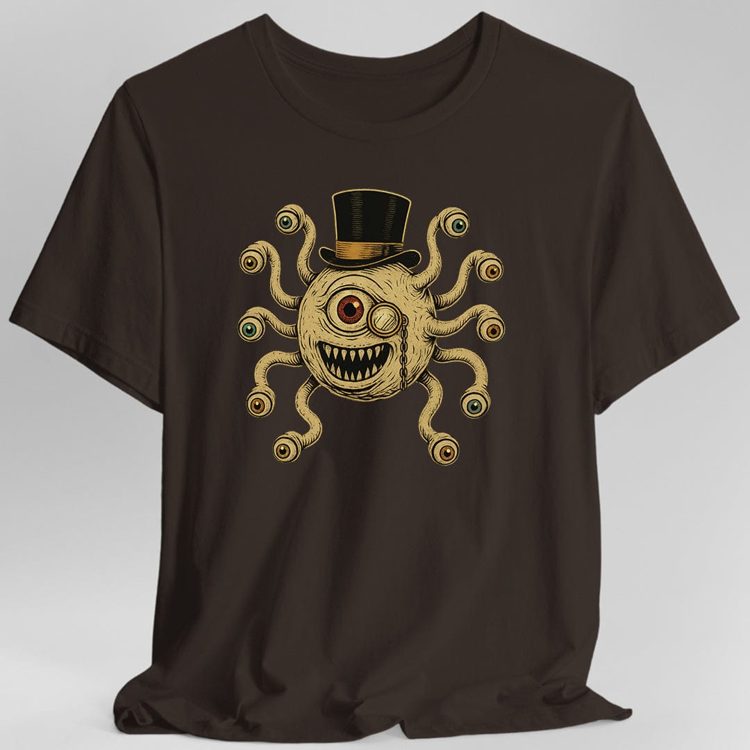 Printify T-Shirt Dark Chocolate / S D&D Dapper Beholder Shirt