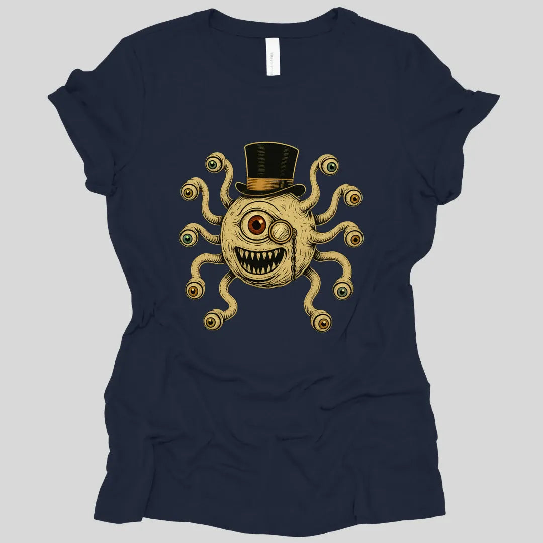 Printify T-Shirt Navy / S D&D Dapper Beholder Women's T-shirt