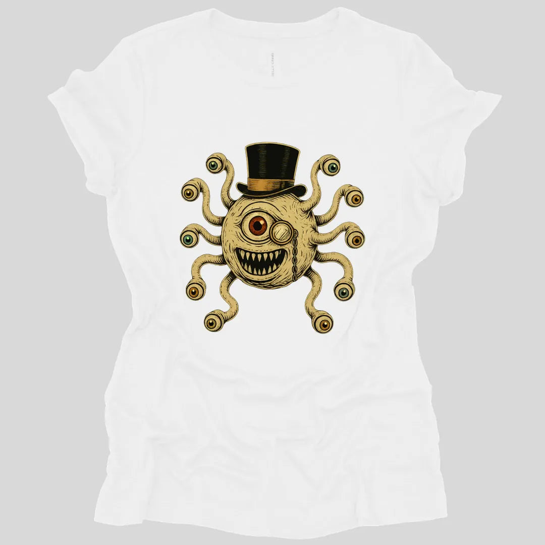 Printify T-Shirt White / S D&D Dapper Beholder Women's T-shirt