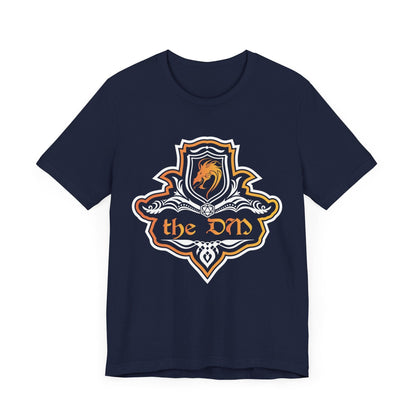 Printify T-Shirt Navy / XS D&D DM Fancy Emblem T-Shirt for Dungeon Masters