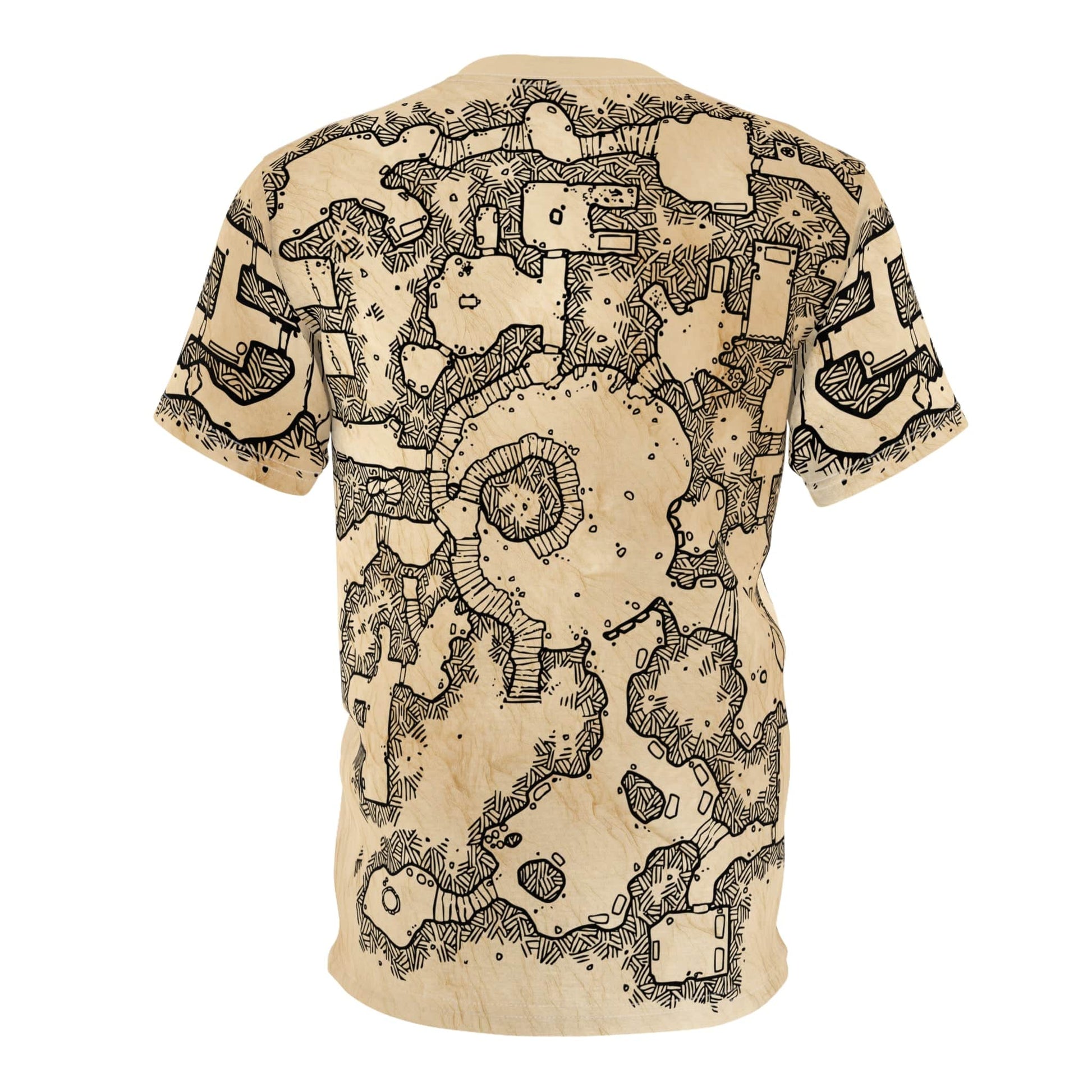 Printify All Over Prints D&D Dungeon Map T-Shirt - All Over Print