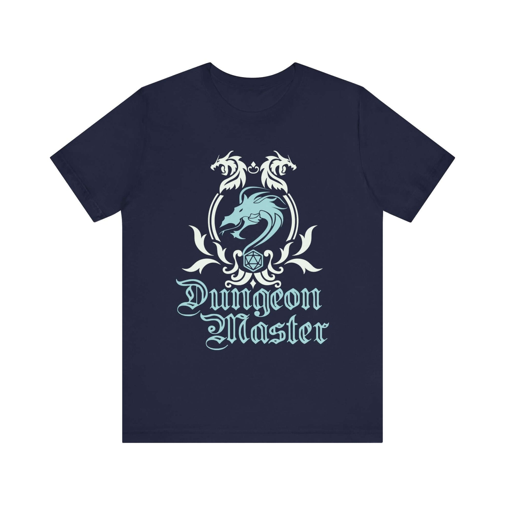 Printify T-Shirt Navy / S D&D Dungeon Master DM Emblem T-Shirt