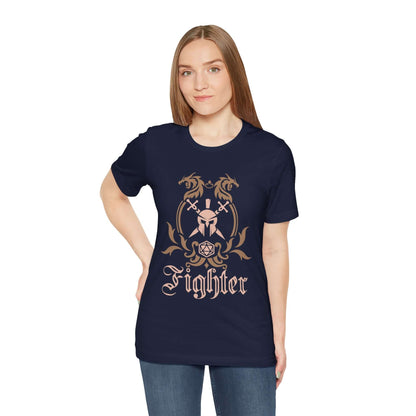 Printify T-Shirt D&D Fighter Class Emblem T-Shirt