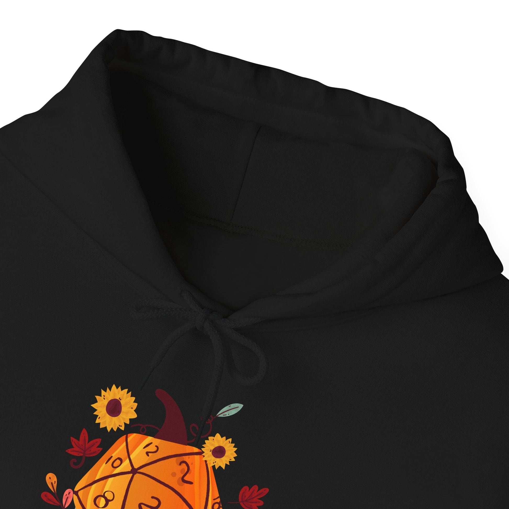 Printify Hoodie D&D Hoodie Pumpkin Dice Season