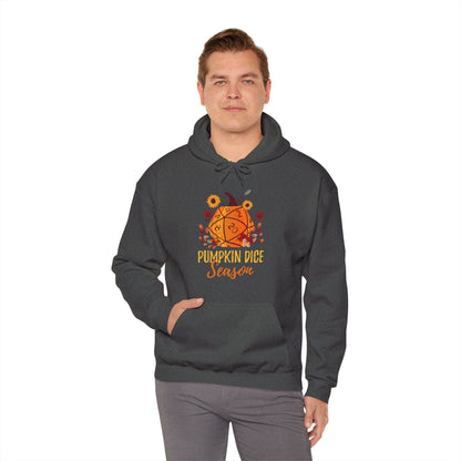 Printify Hoodie D&D Hoodie Pumpkin Dice Season