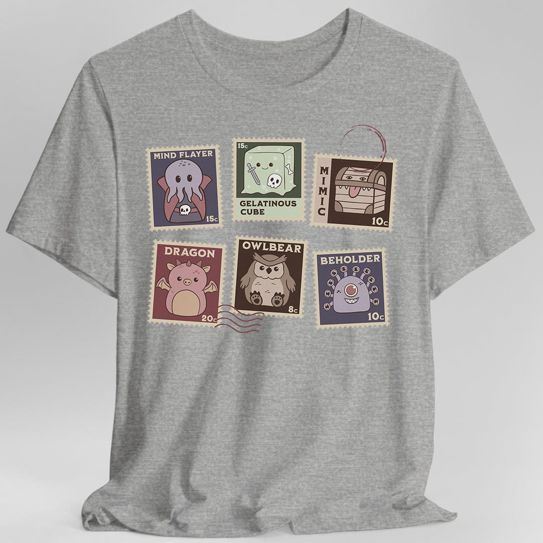Printify T-Shirt Sport Grey / S D&D Monster Stamp T-Shirt