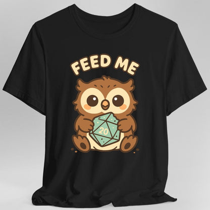 Printify T-Shirt Black / S D&D Owlbear Feed Me T-Shirt