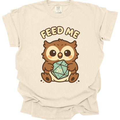 Printify T-Shirt Ivory / S D&D Owlbear Feed Me T-Shirt - Comfort Colors