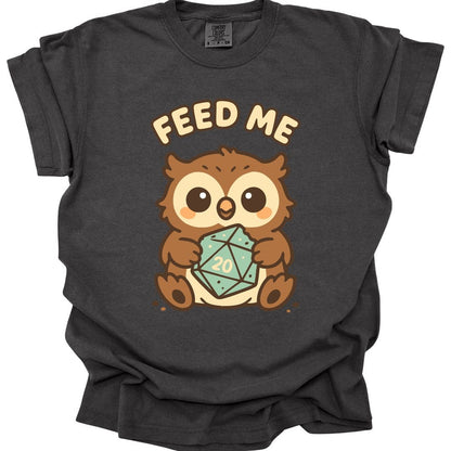 Printify T-Shirt Pepper / S D&D Owlbear Feed Me T-Shirt - Comfort Colors