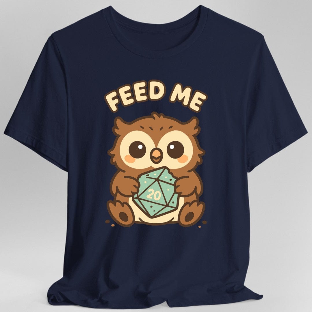 Printify T-Shirt Navy / S D&D Owlbear Feed Me T-Shirt