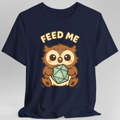 Printify T-Shirt Navy / S D&D Owlbear Feed Me T-Shirt