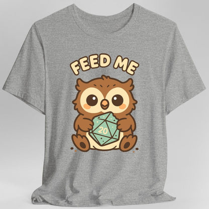 Printify T-Shirt Sport Grey / S D&D Owlbear Feed Me T-Shirt