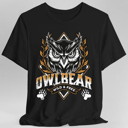 Printify T-Shirt Black / S D&D Owlbear Shirt